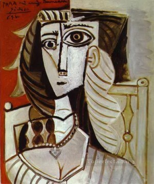 Artworks by 350 Famous Artists Painting - Jacqueline 1960 Pablo Picasso